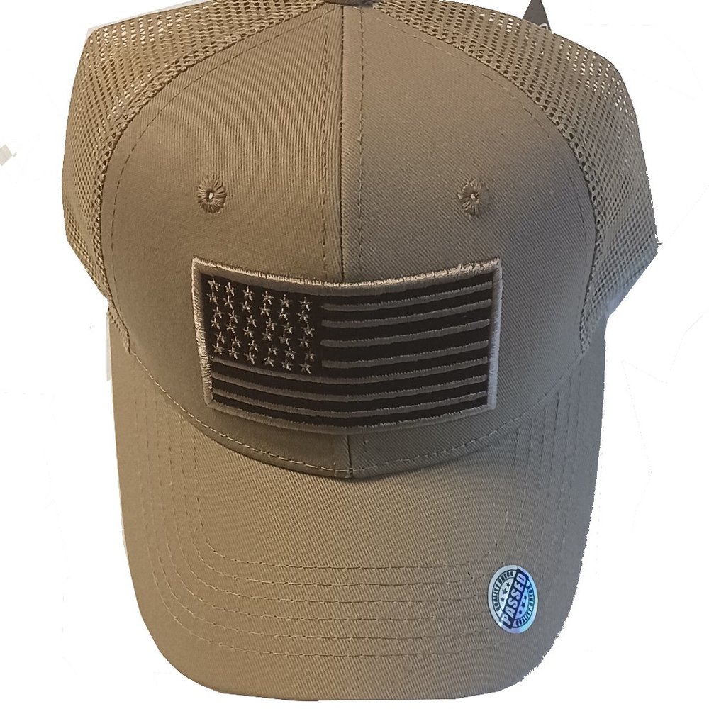 Khaki Mesh Net Hat